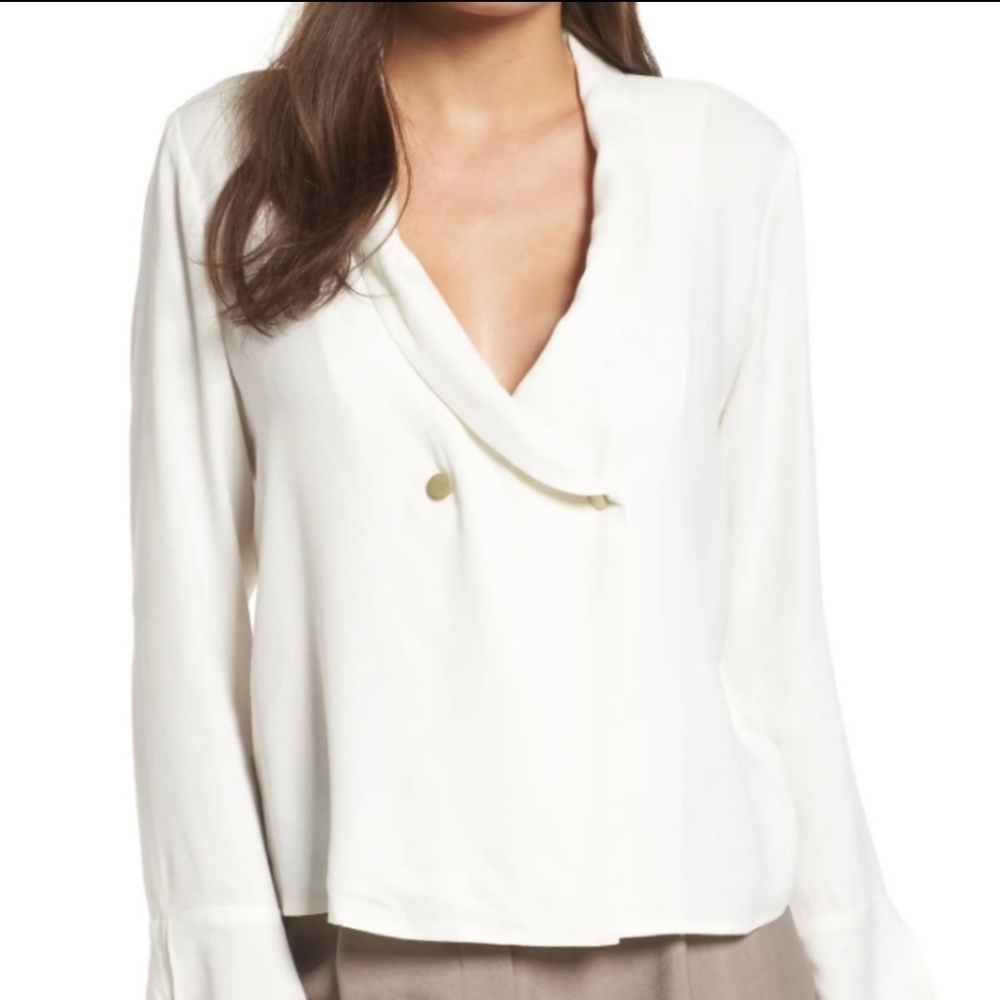 Leith double breasted top